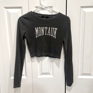forever 21 size small cropped long sleeve
